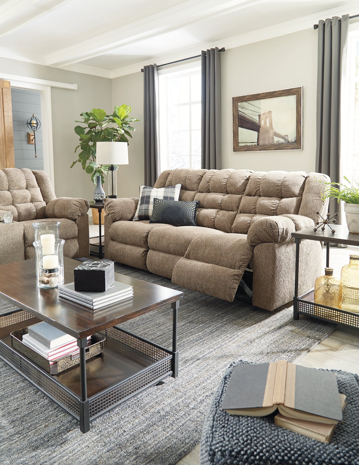 Workhorse Living Room Set - Half Price Furniture