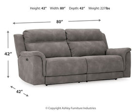 Next-Gen DuraPella Power Reclining Sofa Half Price Furniture