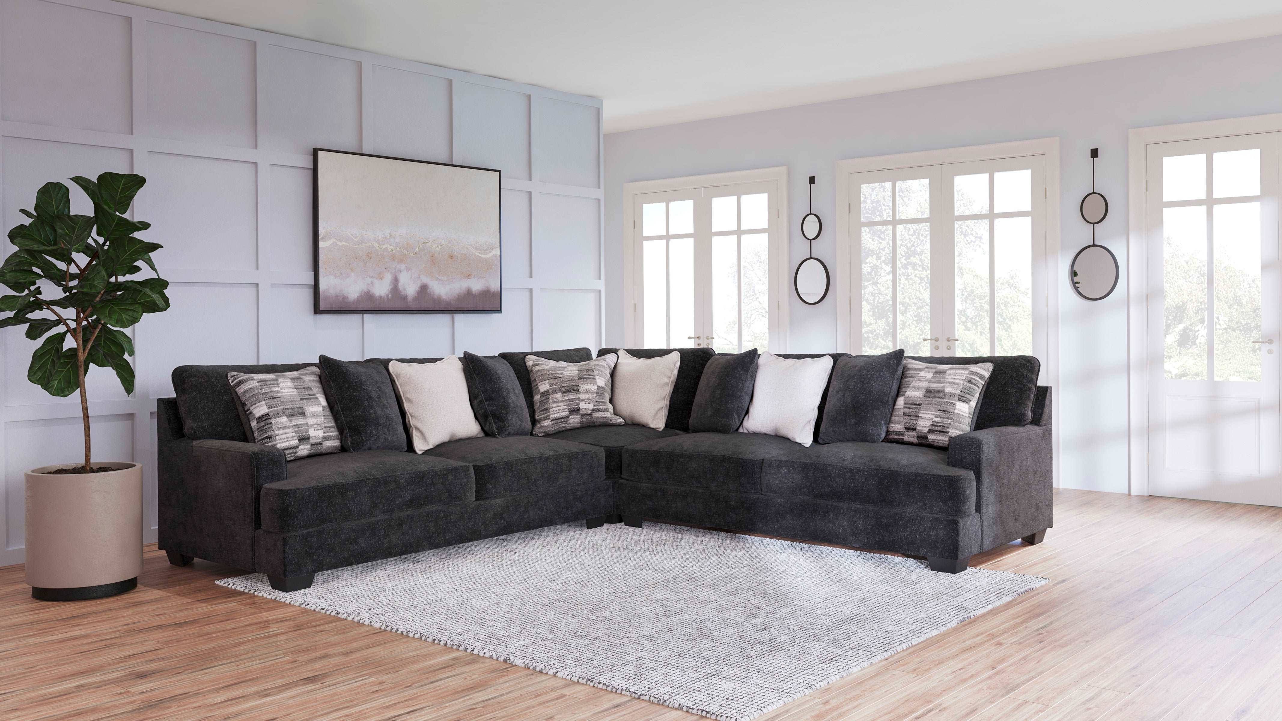 Ashley Lavernett Sectional - Stylish Living Room Sofa for Comfort