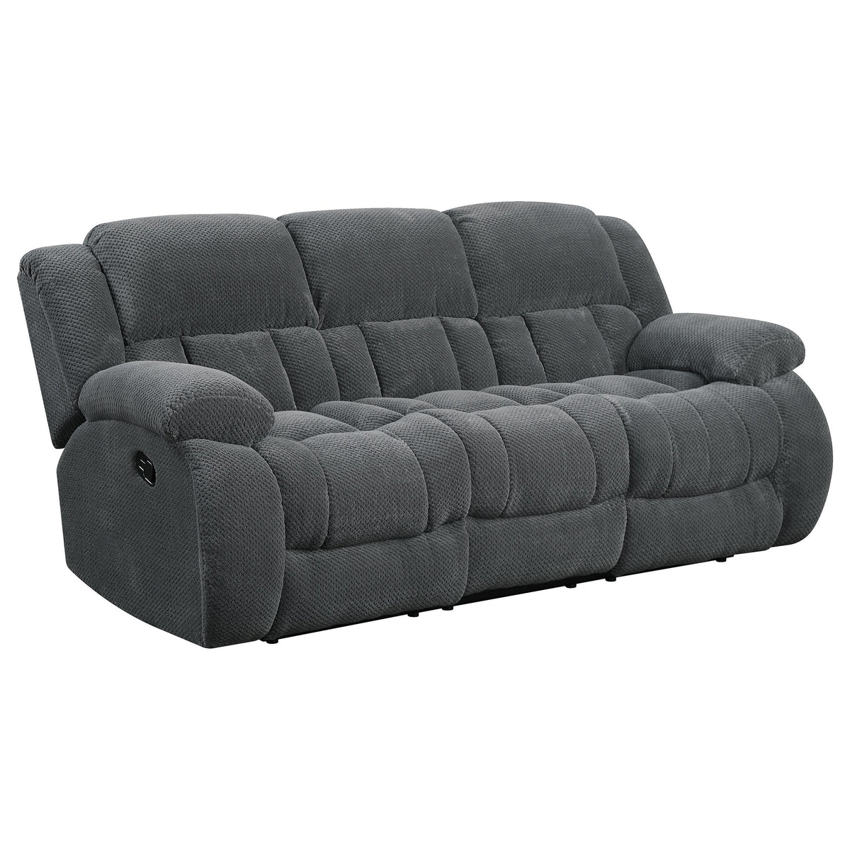Weissman Pillow Top Arm Motion Sofa Charcoal  Half Price Furniture