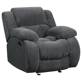 Weissman Upholstered Glider Recliner Charcoal Weissman Upholstered Glider Recliner Charcoal Half Price Furniture