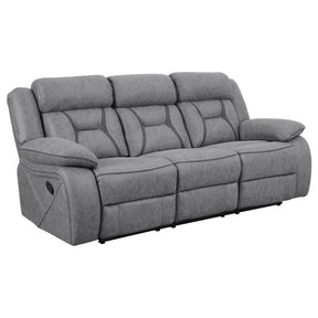 Higgins Pillow Top Arm Upholstered Motion Sofa Grey Higgins Pillow Top Arm Upholstered Motion Sofa Grey Half Price Furniture