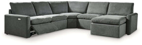 Hartsdale Power Reclining Sectional with Chaise - Half Price Furniture
