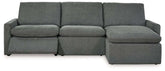 Hartsdale 3-Piece Right Arm Facing Reclining Sofa Chaise - Half Price Furniture