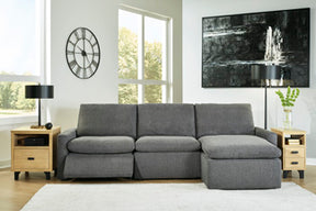 Hartsdale 3-Piece Right Arm Facing Reclining Sofa Chaise - Half Price Furniture
