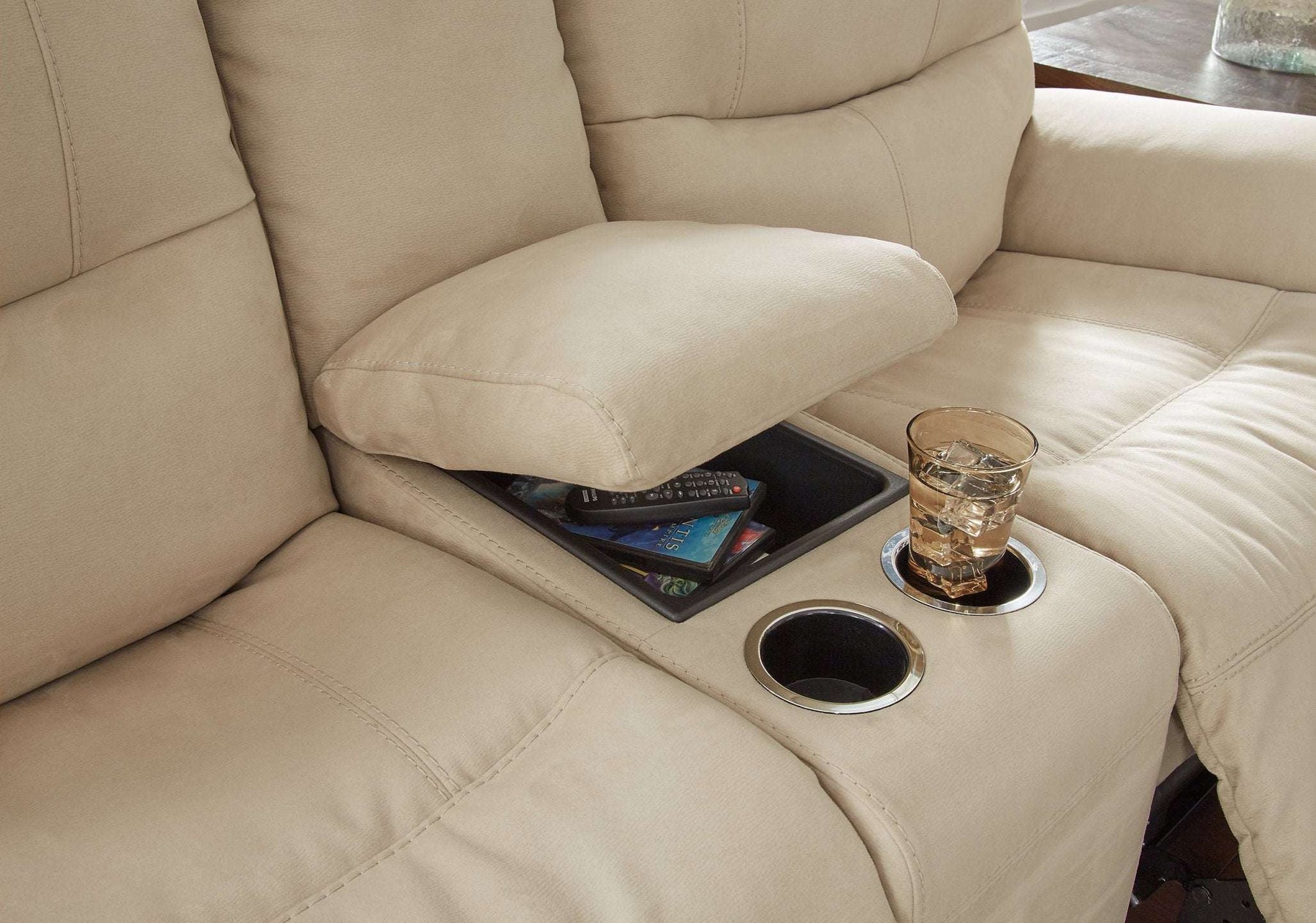 Next-Gen Gaucho Power Reclining Loveseat with Console - Half Price Furniture