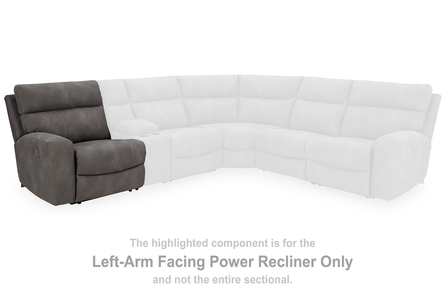 Next-Gen DuraPella Power Reclining Sectional Loveseat - Half Price Furniture