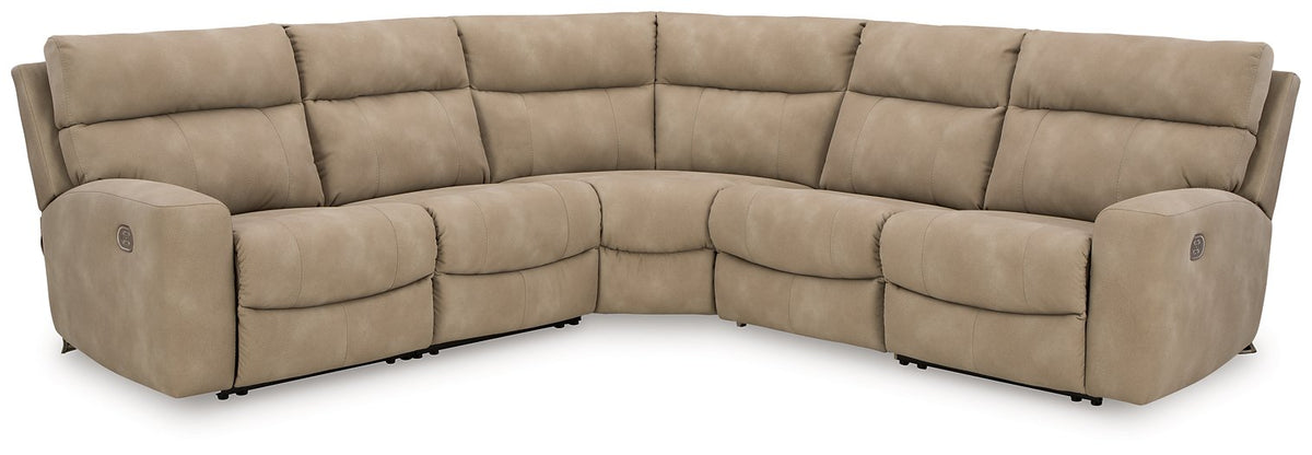 Next-Gen DuraPella Power Reclining Sectional Half Price Furniture