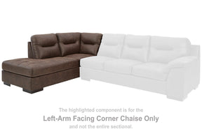 Maderla 2-Piece Sectional with Chaise - Half Price Furniture