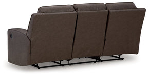 Lavenhorne Reclining Sofa with Drop Down Table - Half Price Furniture