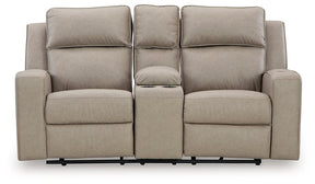 Lavenhorne Reclining Loveseat with Console - Half Price Furniture