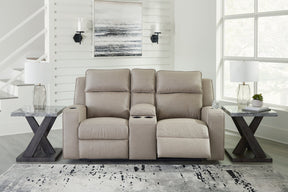 Lavenhorne Reclining Loveseat with Console - Half Price Furniture