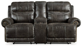 Grearview Power Reclining Loveseat with Console  Half Price Furniture