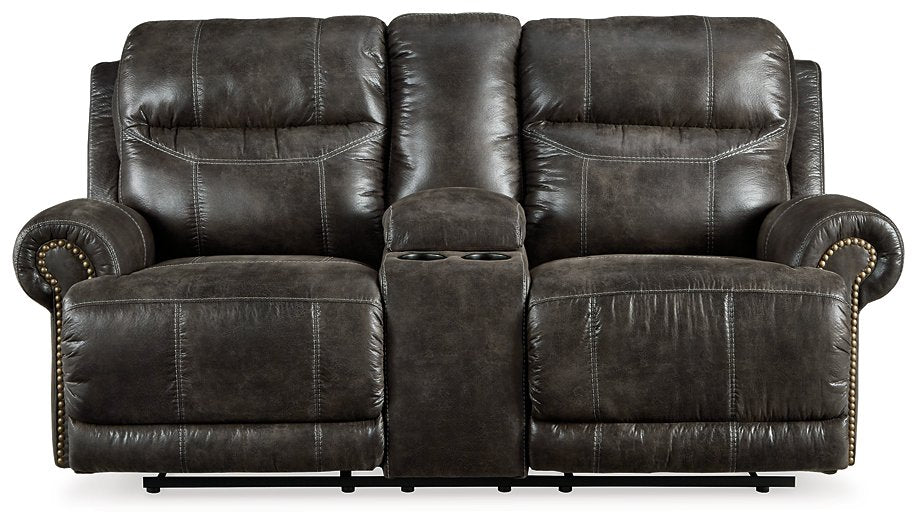 Grearview Power Reclining Loveseat with Console  Las Vegas Furniture Stores