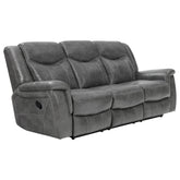 Conrad Upholstered Motion Sofa Cool Grey Conrad Upholstered Motion Sofa Cool Grey Half Price Furniture