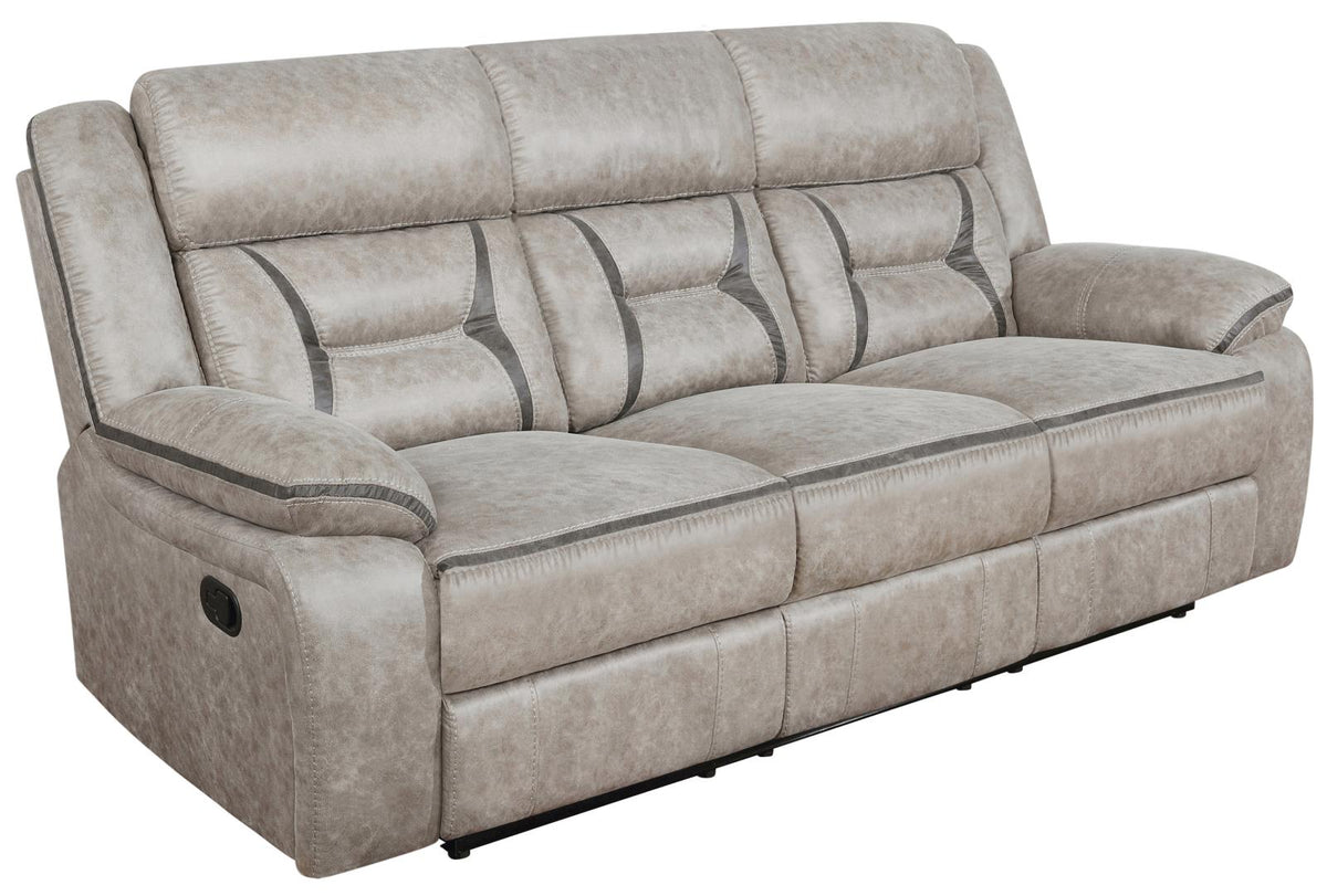 Greer Upholstered Tufted Back Motion Sofa Greer Upholstered Tufted Back Motion Sofa Half Price Furniture