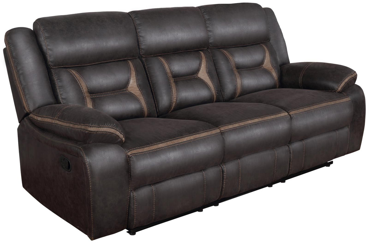 Greer Upholstered Tufted Back Motion Sofa  Half Price Furniture