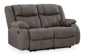 First Base Reclining Loveseat - Loveseat - Half Price Furniture