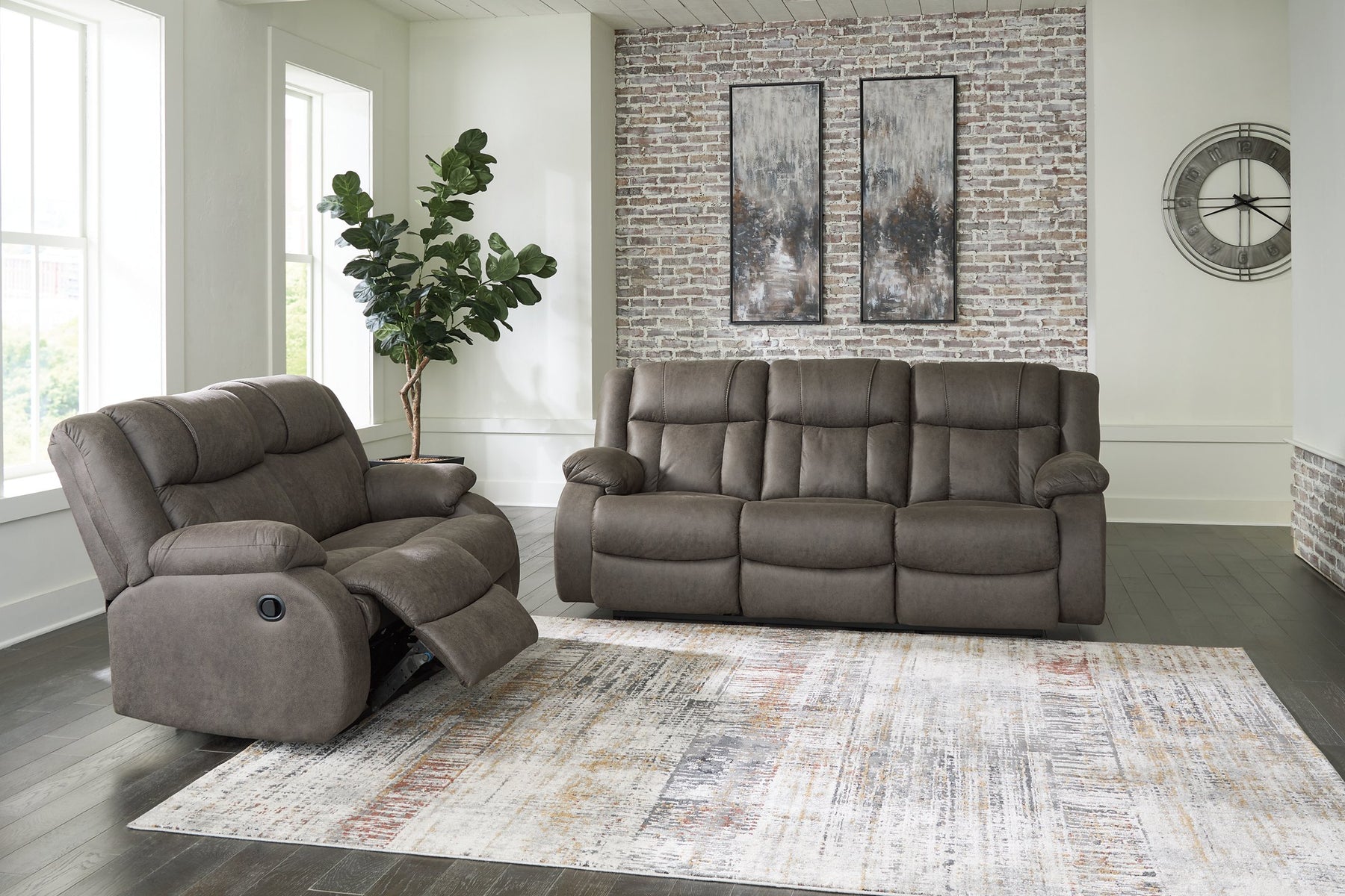 First Base Living Room Set - Half Price Furniture