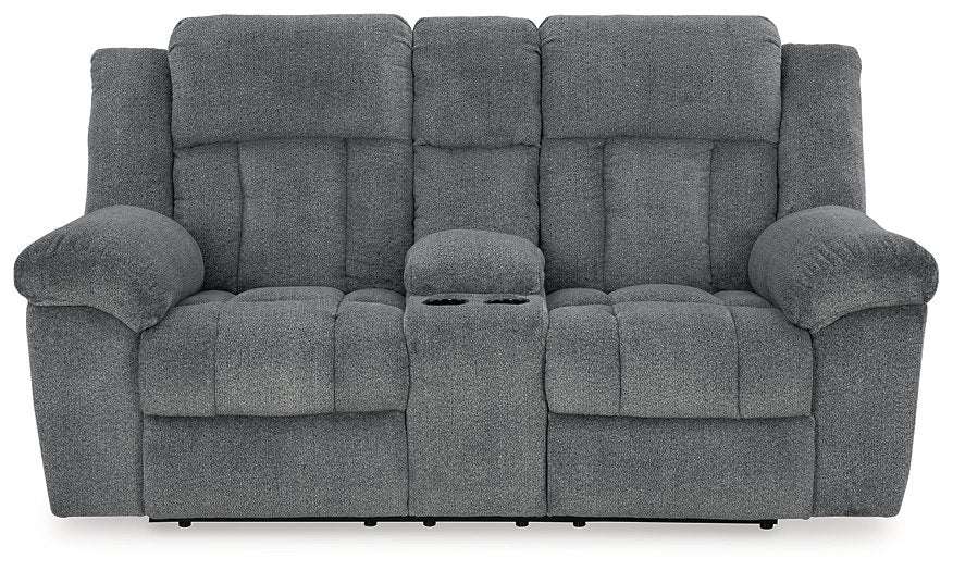 Tip-Off Power Reclining Loveseat - Half Price Furniture