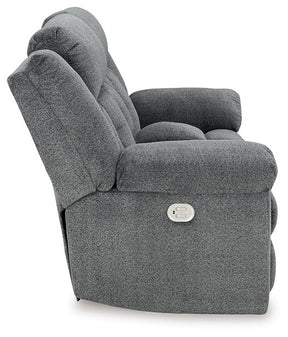 Tip-Off Power Reclining Loveseat - Half Price Furniture