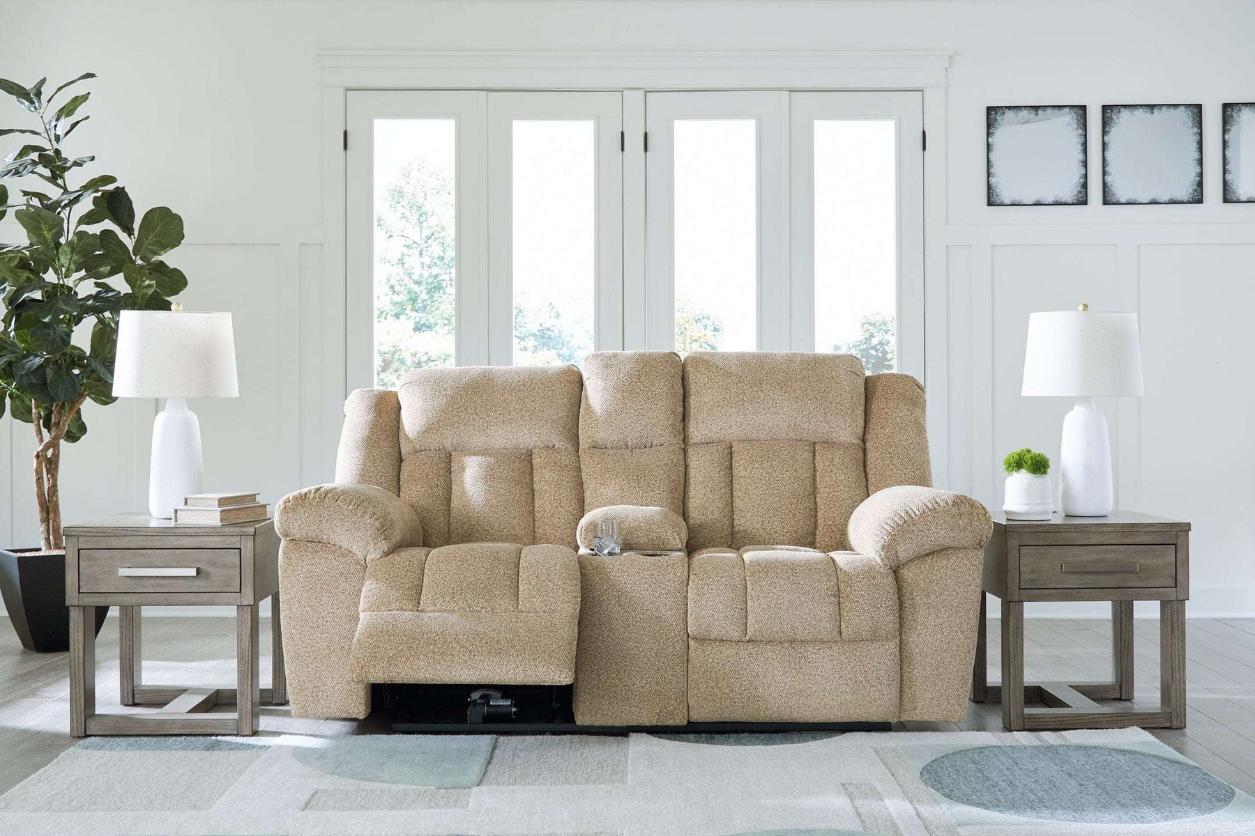 Tip-Off Power Reclining Loveseat - Half Price Furniture