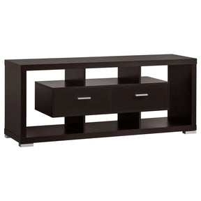 Darien 2-drawer Rectangular TV Console Cappuccino Half Price Furniture