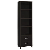 Lewes 2-drawer Media Tower Cappuccino Lewes 2-drawer Media Tower Cappuccino Half Price Furniture