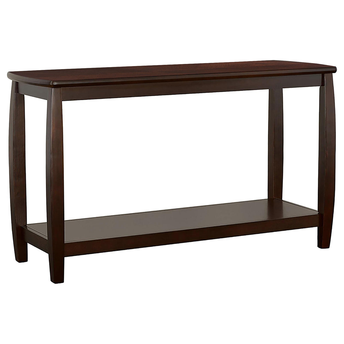 Dixon Rectangular Sofa Table with Lower Shelf Espresso  Las Vegas Furniture Stores
