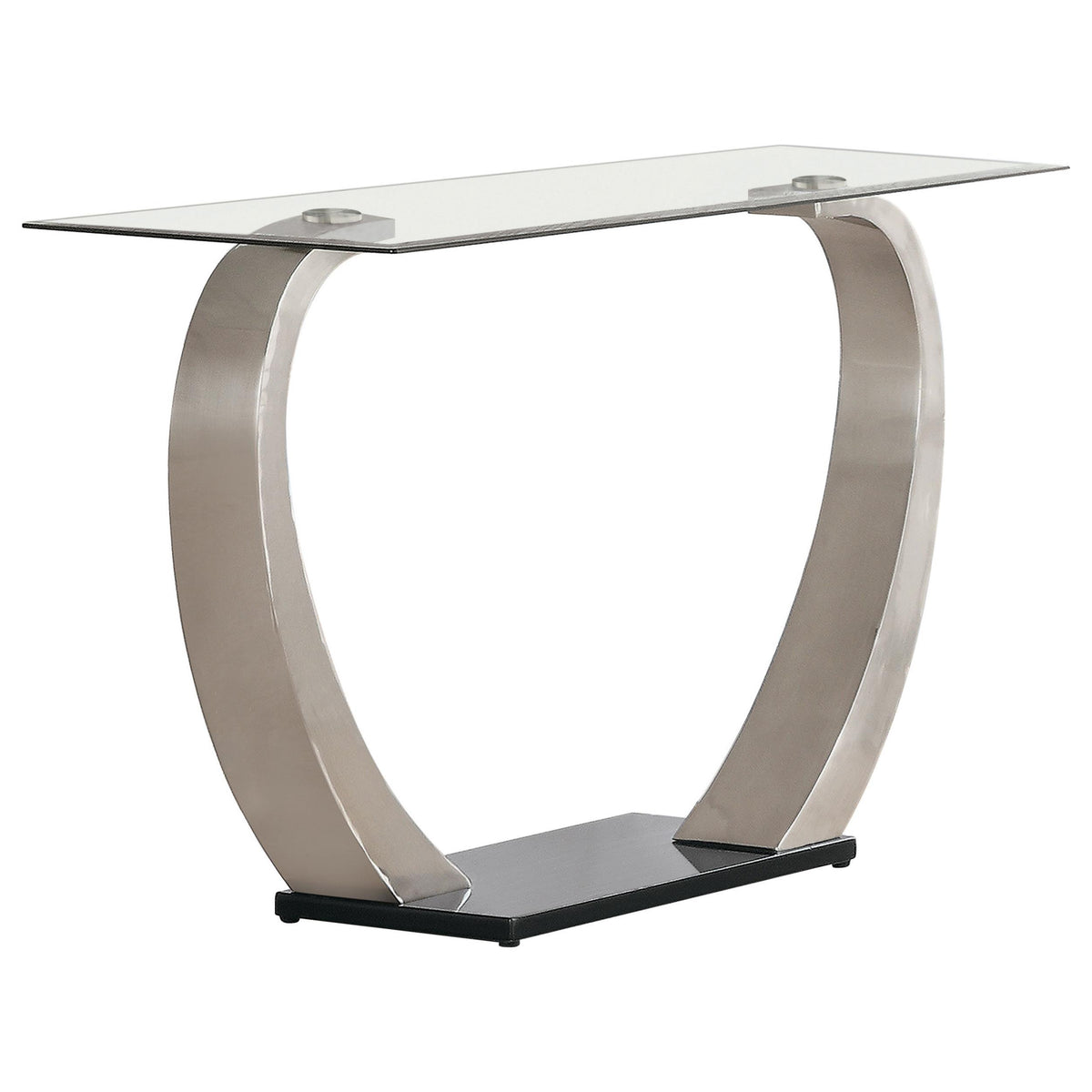 Pruitt Rectangular Sofa Table Satin Half Price Furniture