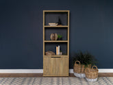 Tabby 3-Shelf Engineered Wood Media Tower Mango Tabby 3-Shelf Engineered Wood Media Tower Mango Half Price Furniture