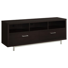 Casey 2-drawer Rectangular TV Console Cappuccino Half Price Furniture