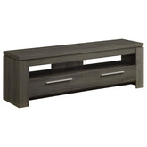 Elkton 2-drawer TV Console Weathered Grey Half Price Furniture