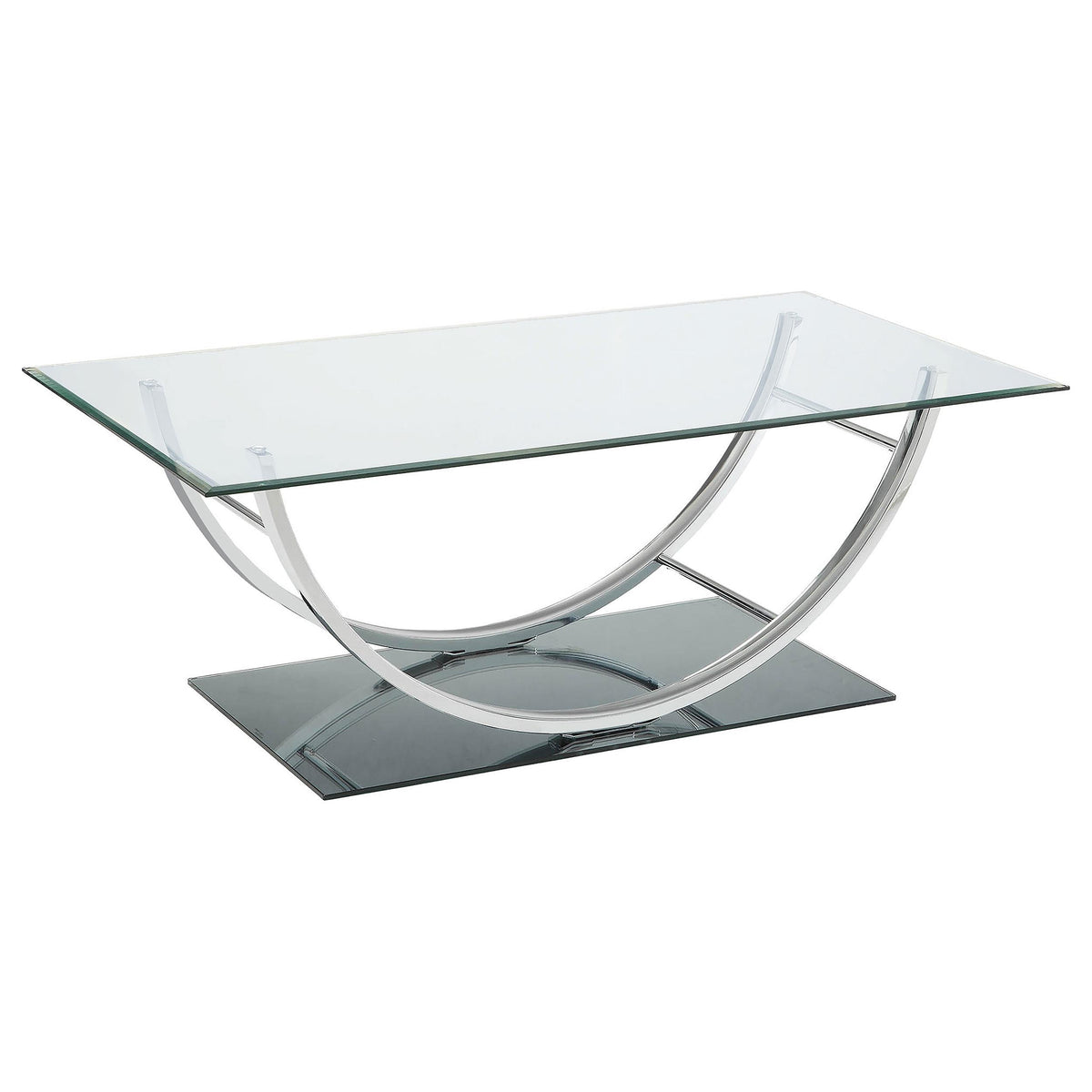 Danville U-shaped Coffee Table Chrome Danville U-shaped Coffee Table Chrome Half Price Furniture