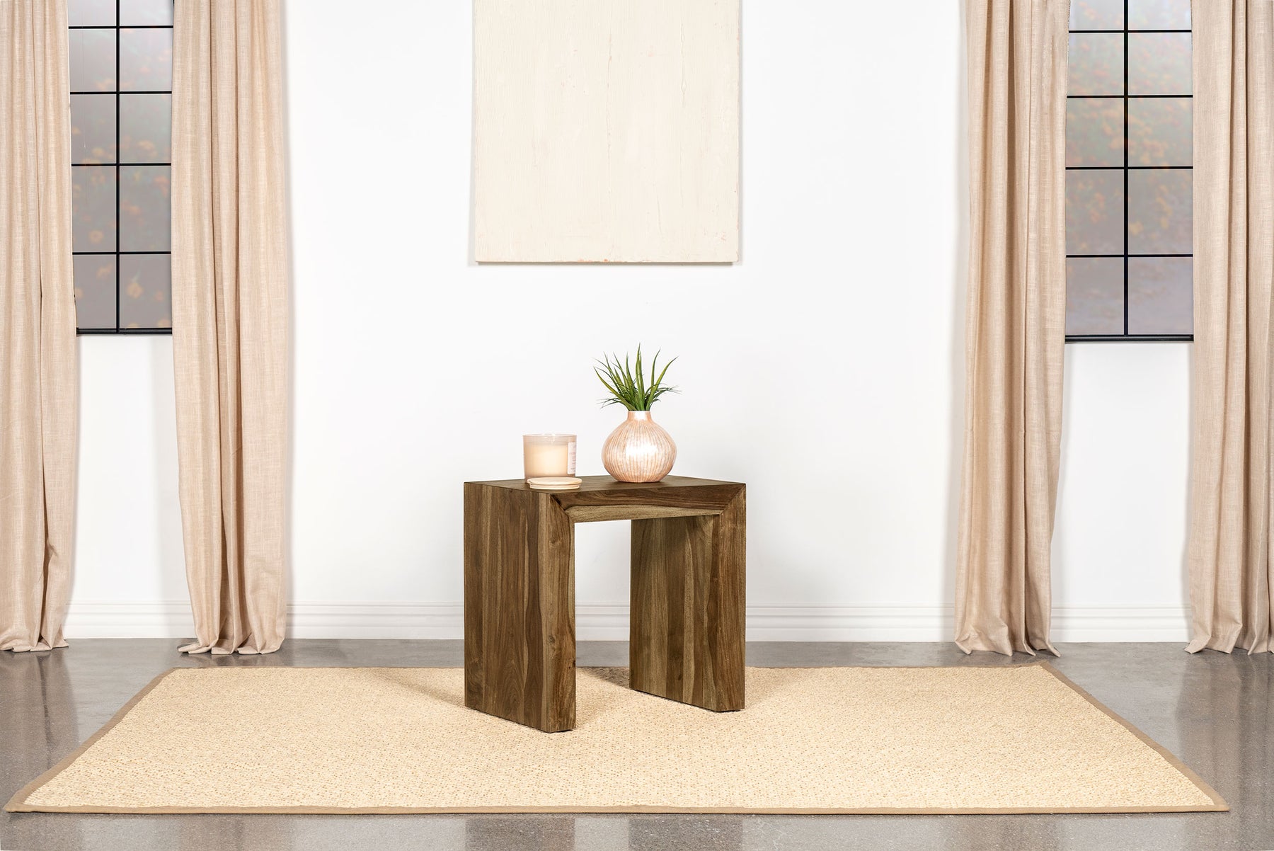 Odilia Rectangular Solid Wood End Table Auburn  Half Price Furniture