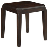 Baylor Square End Table Walnut Baylor Square End Table Walnut Half Price Furniture