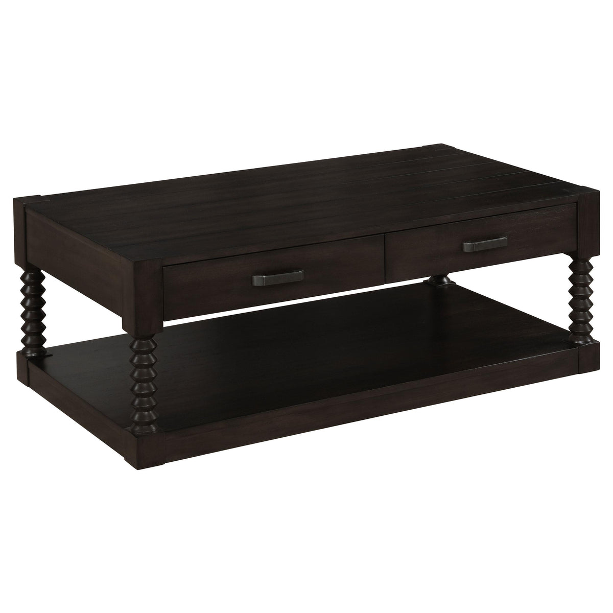 Meredith 2-drawer Coffee Table Coffee Bean  Half Price Furniture