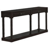 Meredith 2-drawer Sofa Table Coffee Bean  Half Price Furniture