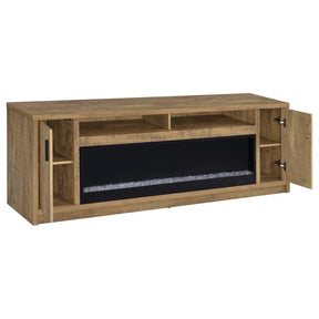Eddy fireplace TV stand mango