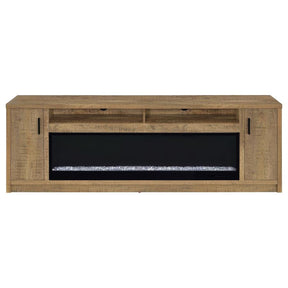 Eddy fireplace TV stand mango