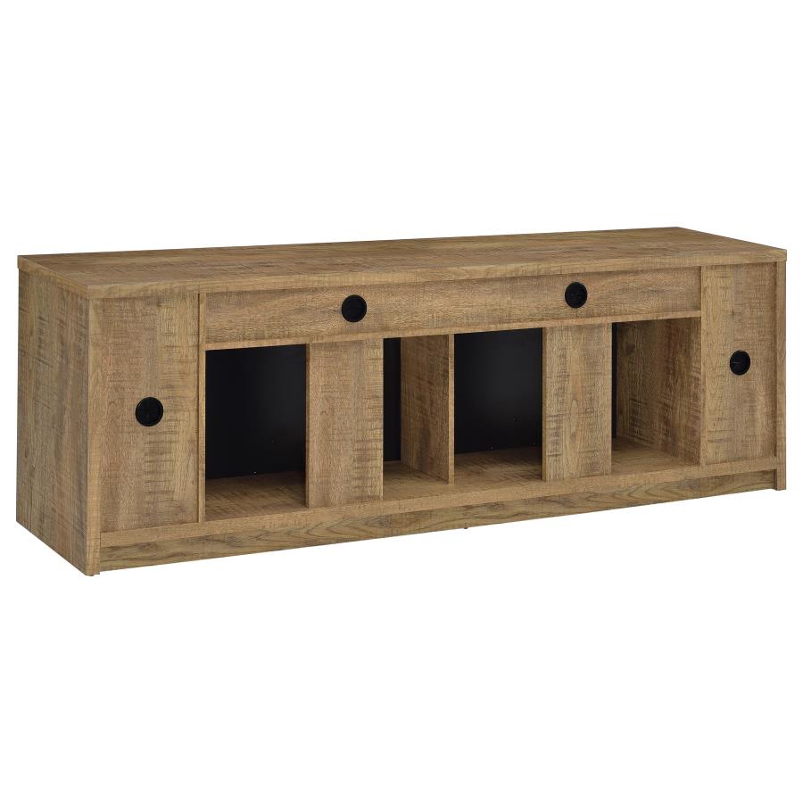 Eddy fireplace TV stand mango