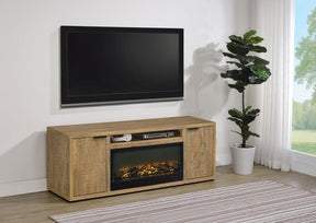 Fuller fireplace TV stand mango