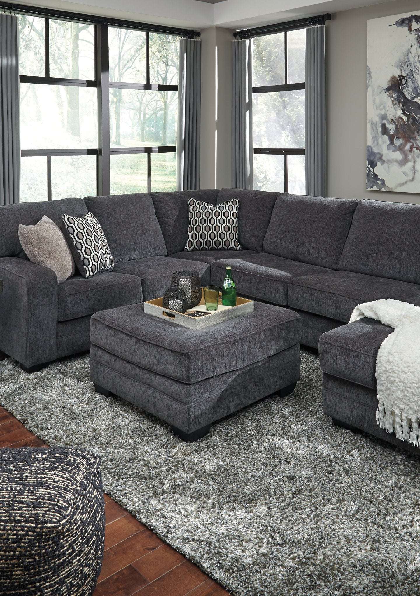 Tracling Oversized Ottoman - Half Price Furniture