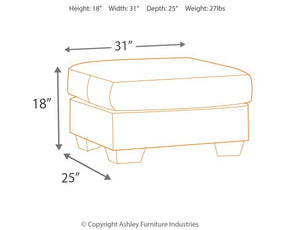 Darcy Ottoman - Ottoman - Half Price Furniture
