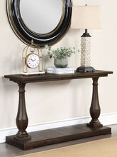 Walden Rectangular Sofa Table with Turned Legs and Floor Shelf Coffee  Half Price Furniture