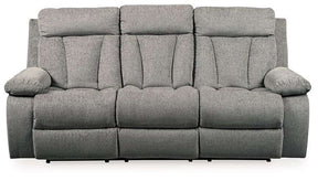 Mitchiner Reclining Sofa with Drop Down Table Half Price Furniture