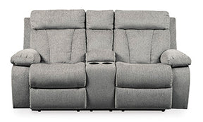 Mitchiner Reclining Loveseat with Console - Half Price Furniture