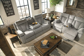 Mitchiner Reclining Loveseat with Console - Half Price Furniture