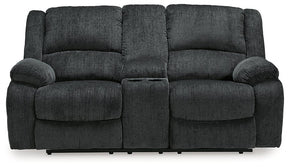 Draycoll Reclining Loveseat with Console - Loveseat - Half Price Furniture
