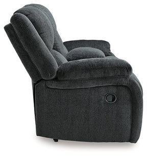 Draycoll Reclining Loveseat with Console - Loveseat - Half Price Furniture